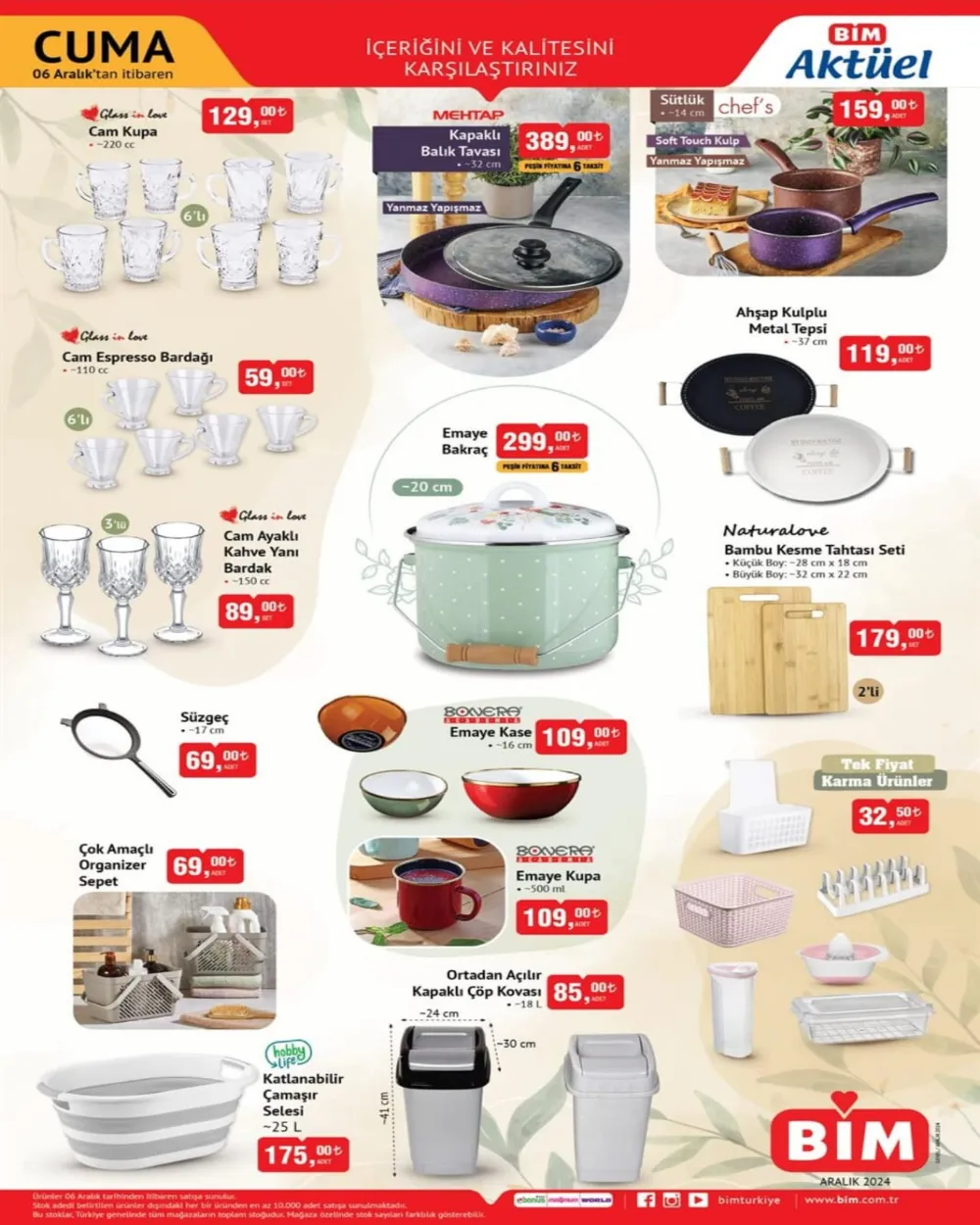 BİM 06 Aralık 2024 Cuma aktüel ürünler kataloğu yayımlandı. - 5