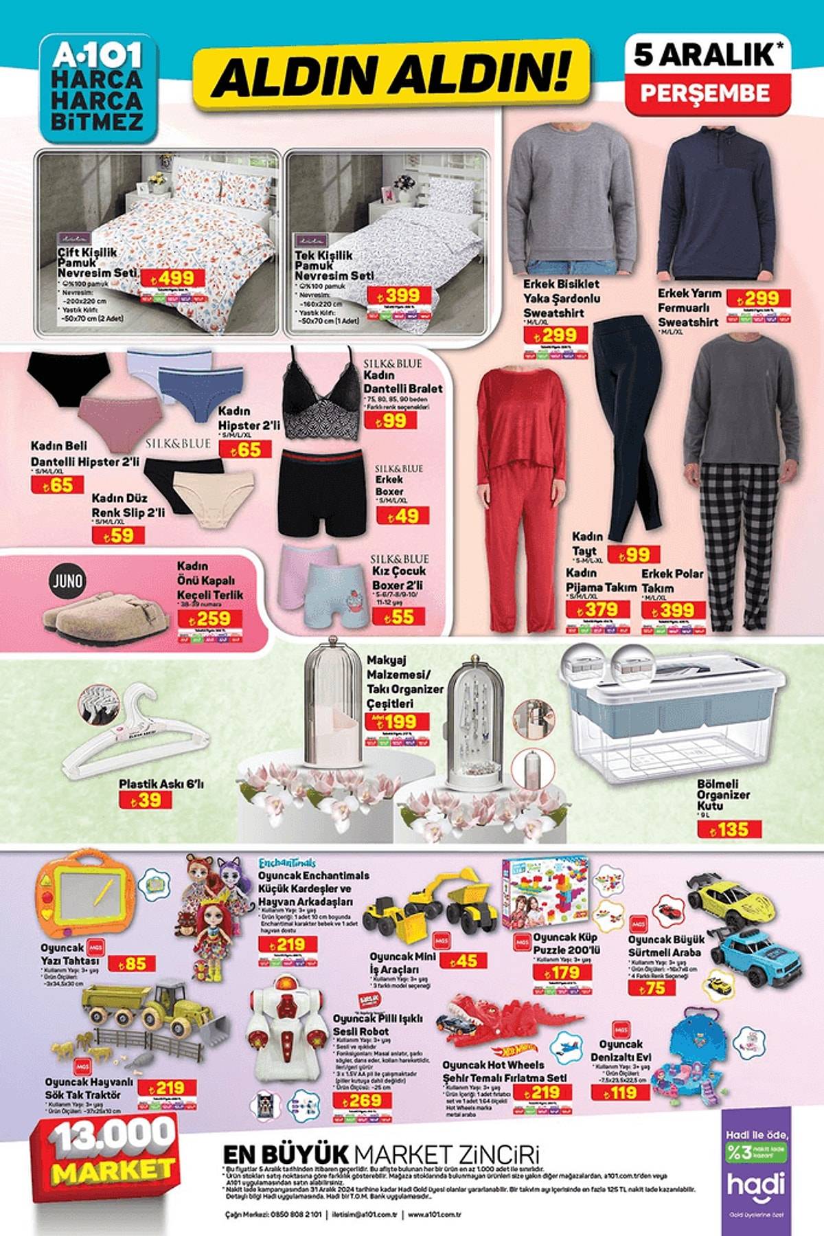 A101 5 Aralık 2024 aldın aldın kataloğu yayınlandı - 2