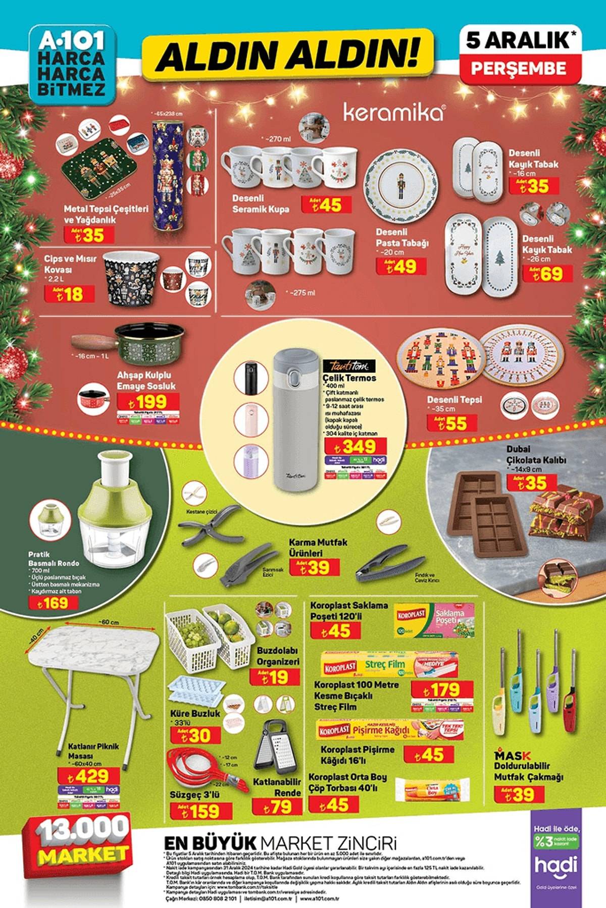 A101 5 Aralık 2024 aldın aldın kataloğu yayınlandı - 10