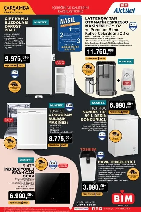 BİM marketleri, 3, 4 ve 6 Aralık 2024 tarihleri için aktüel kataloğunu duyurdu. - 9