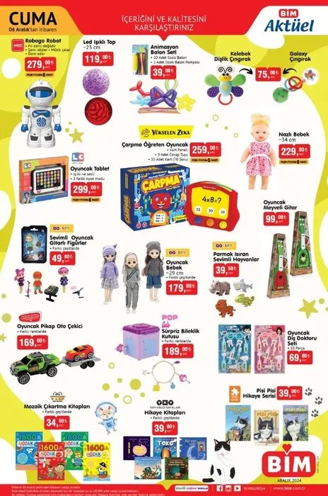 BİM marketleri, 3, 4 ve 6 Aralık 2024 tarihleri için aktüel kataloğunu duyurdu. - 5