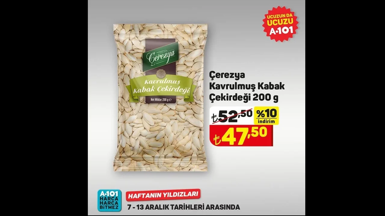 7-13 Aralık 2024 tarihleri arasında  A101'in aktüel kataloğu yayımlandı - 7