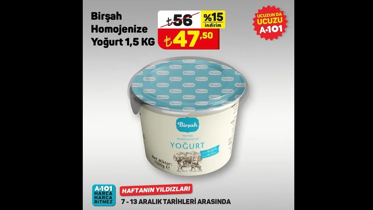 7-13 Aralık 2024 tarihleri arasında  A101'in aktüel kataloğu yayımlandı - 15