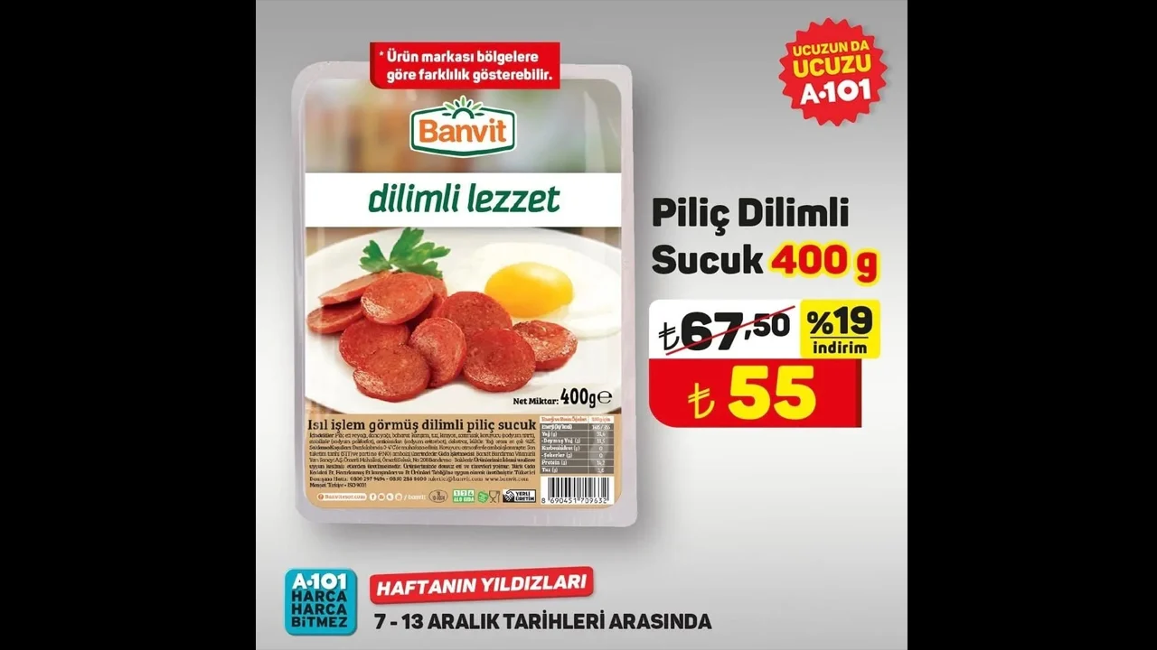 7-13 Aralık 2024 tarihleri arasında  A101'in aktüel kataloğu yayımlandı - 11