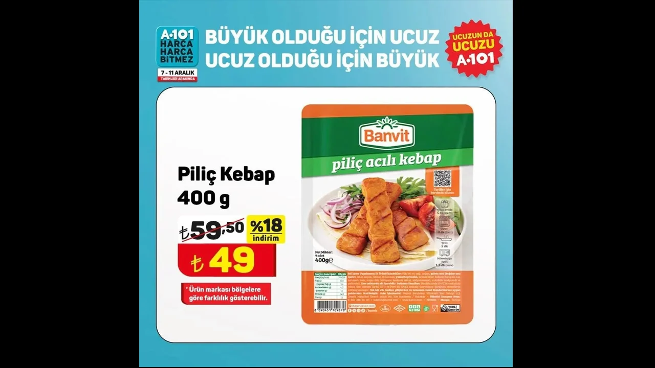 7-13 Aralık 2024 tarihleri arasında  A101'in aktüel kataloğu yayımlandı - 17