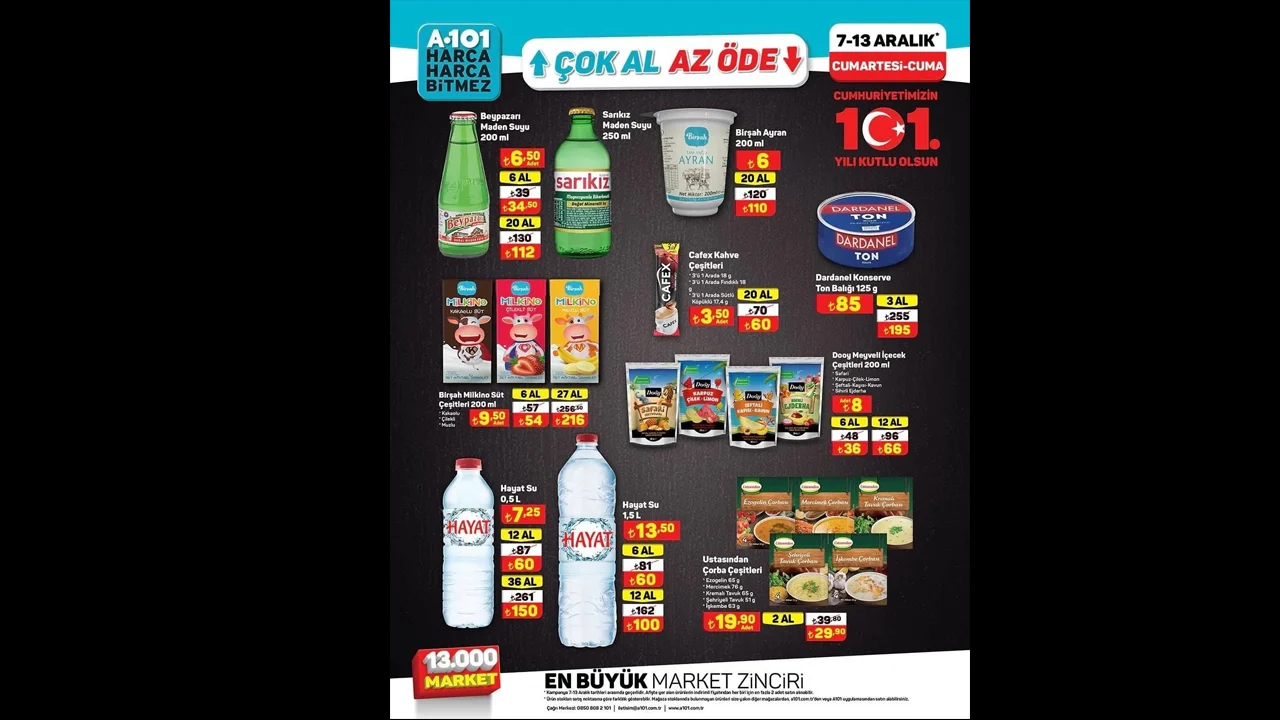7-13 Aralık 2024 tarihleri arasında  A101'in aktüel kataloğu yayımlandı - 24