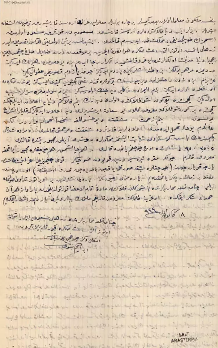 110 yıl sonra Mesudiye Zırhlısı'nın mürettebatından kritik bir mektup ortaya çıktı - 3