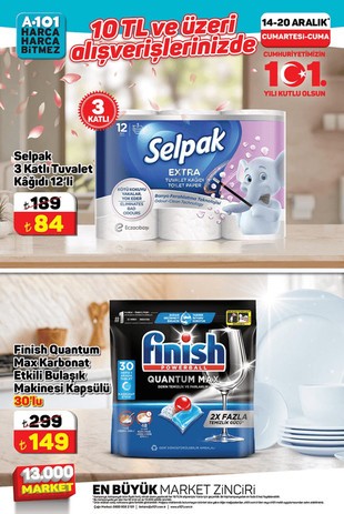 A101 14-20 Aralık indirim kataloğuyla yine dikkatleri üzerine çekti - 7