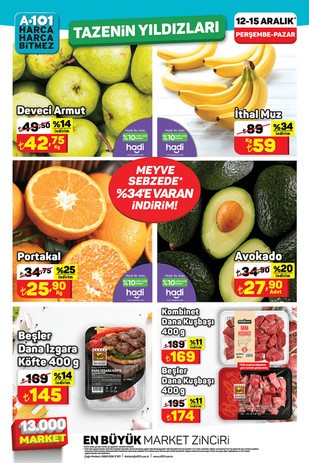 A101 14-20 Aralık indirim kataloğuyla yine dikkatleri üzerine çekti - 1