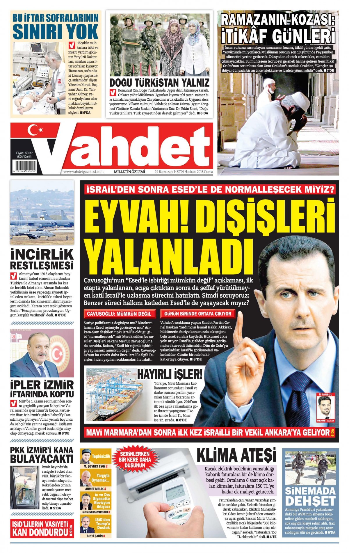 24 Haziran 2016 gazete manşetleri - 11