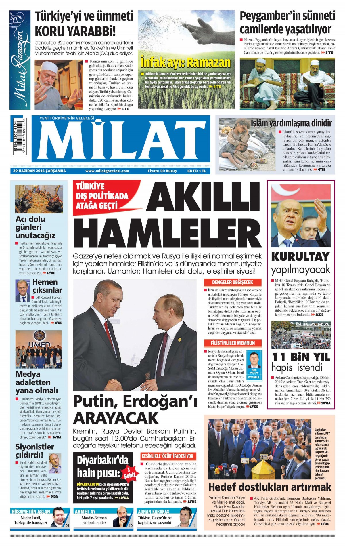 29 Haziran 2016 gazete manşetleri - 648