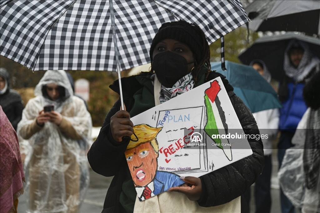 Filistin'e destek için Washington DC'de büyüyen protestolar - 3