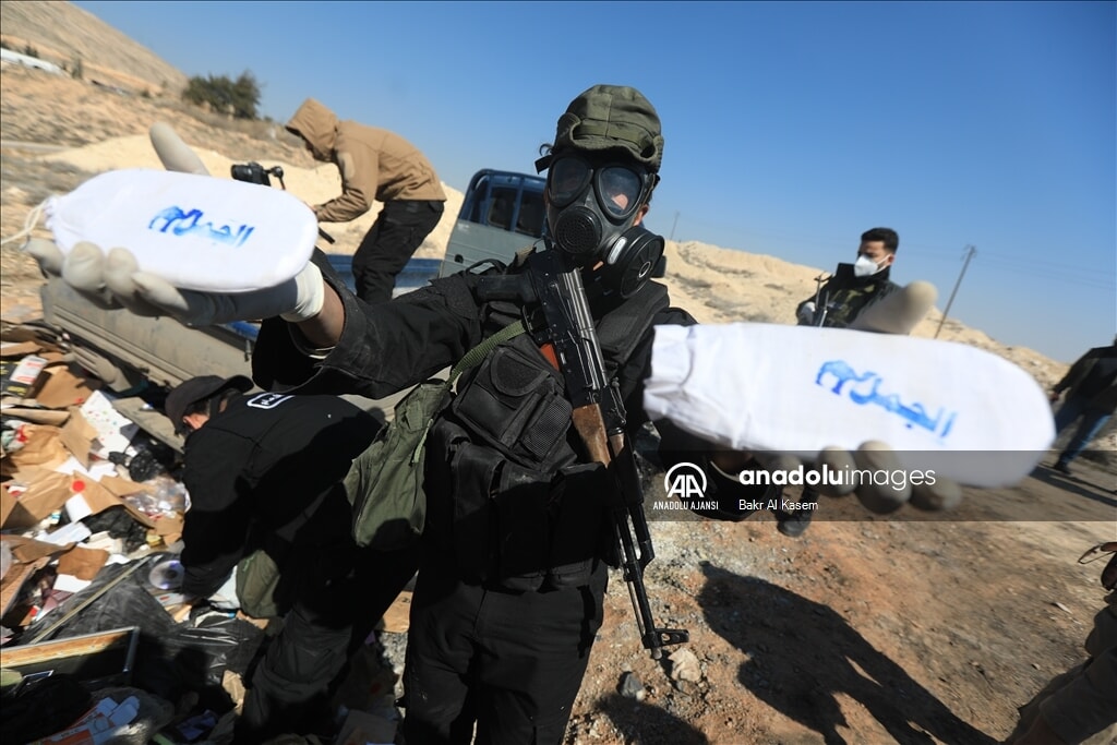 Şam'da uyuşturucu operasyonu! 1 Ton uyuşturucu imha edildi - 4