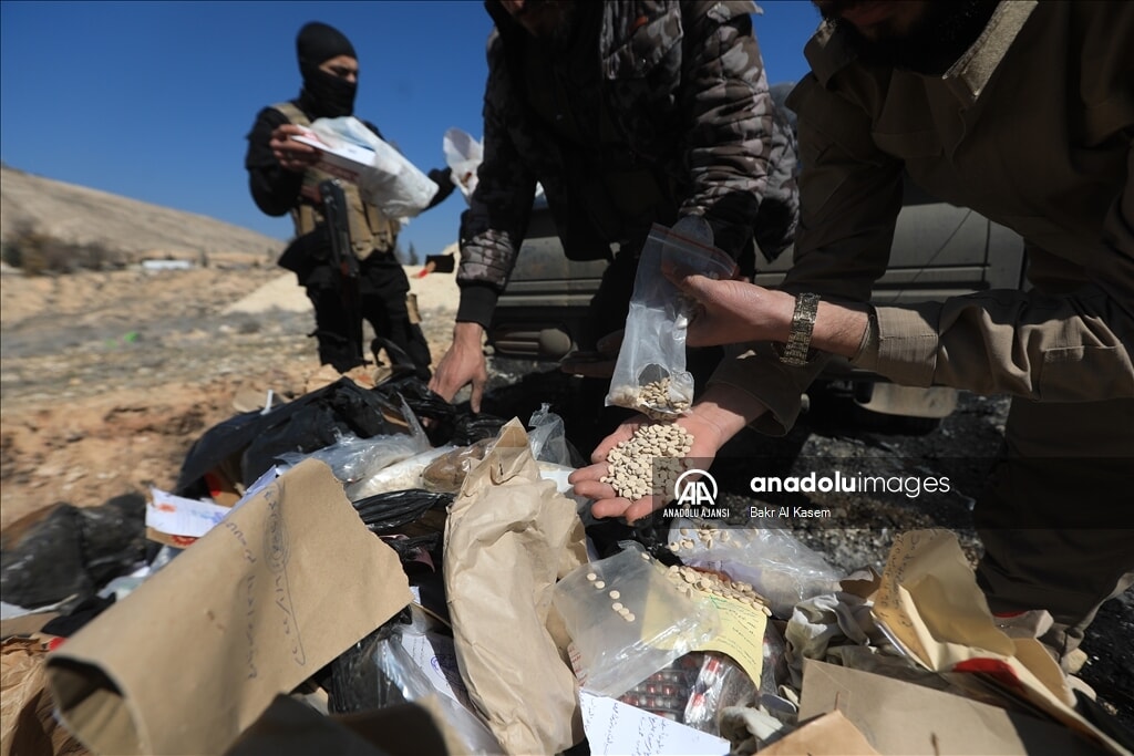 Şam'da uyuşturucu operasyonu! 1 Ton uyuşturucu imha edildi - 3