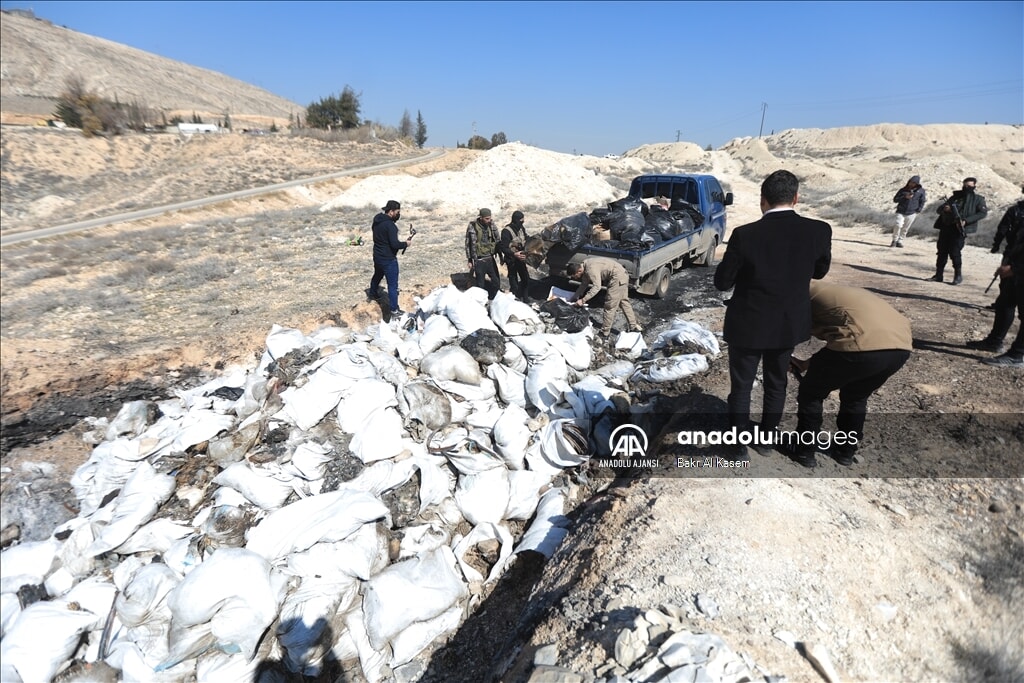 Şam'da uyuşturucu operasyonu! 1 Ton uyuşturucu imha edildi - 1