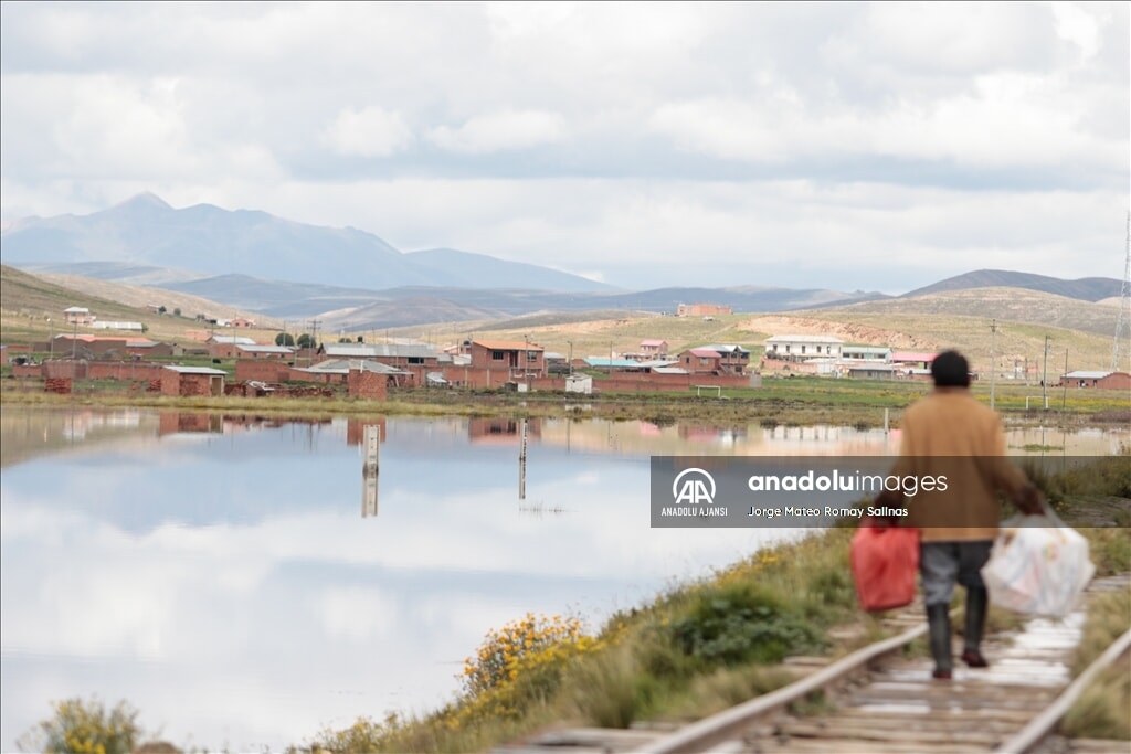 Bolivya'nın Viacha kentinde sel felaketi - 3