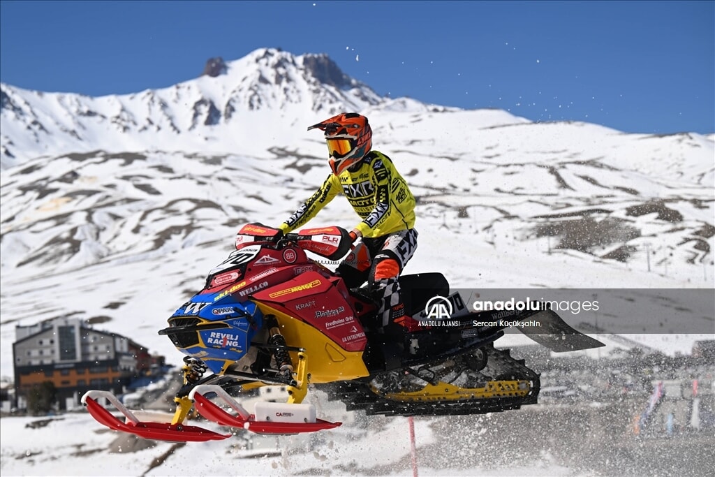 Erciyes Kayak Merkezi'nde dev motosiklet mücadelesi - 5