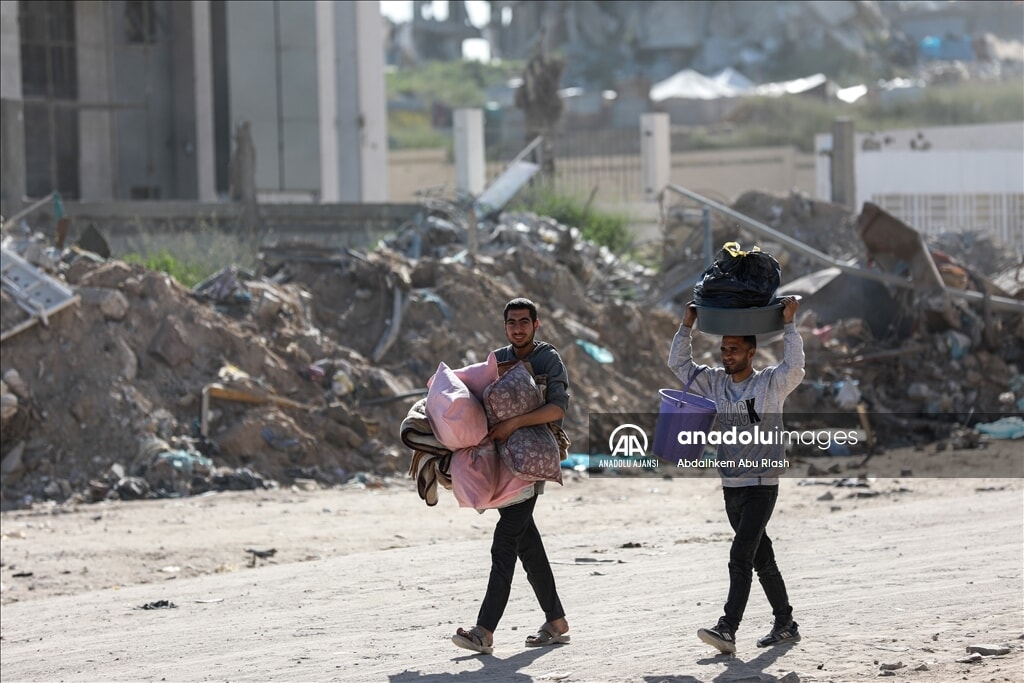 İsrail'in tahliye uyarısının ardından Beyt Hanun'dan göç başladı - 1