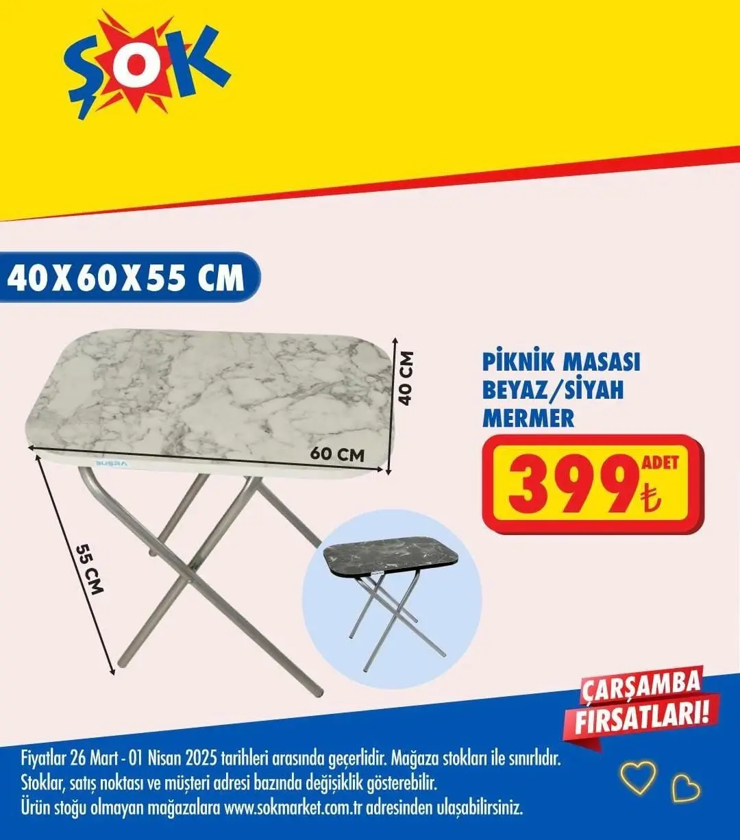 ŞOK 26 Mart kataloğu yayında: Bahar indirimi başladı! ŞOK Market 26 Mart - 1 Nisan kataloğu - 23