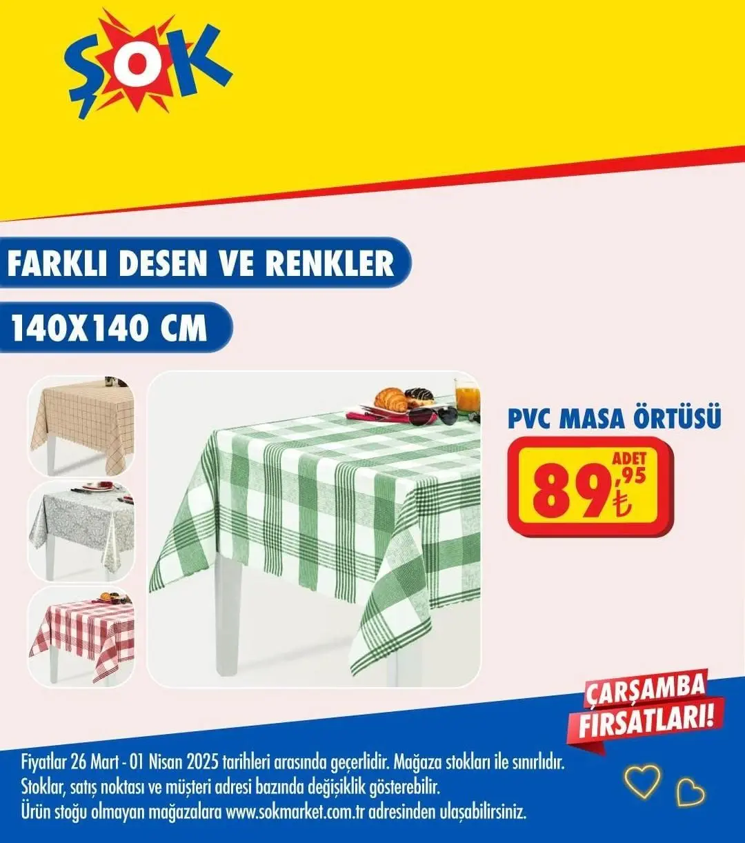 ŞOK 26 Mart kataloğu yayında: Bahar indirimi başladı! ŞOK Market 26 Mart - 1 Nisan kataloğu - 25