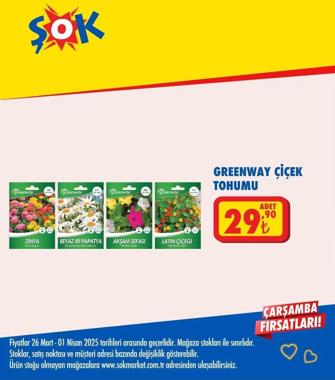 ŞOK 26 Mart kataloğu yayında: Bahar indirimi başladı! ŞOK Market 26 Mart - 1 Nisan kataloğu - 34