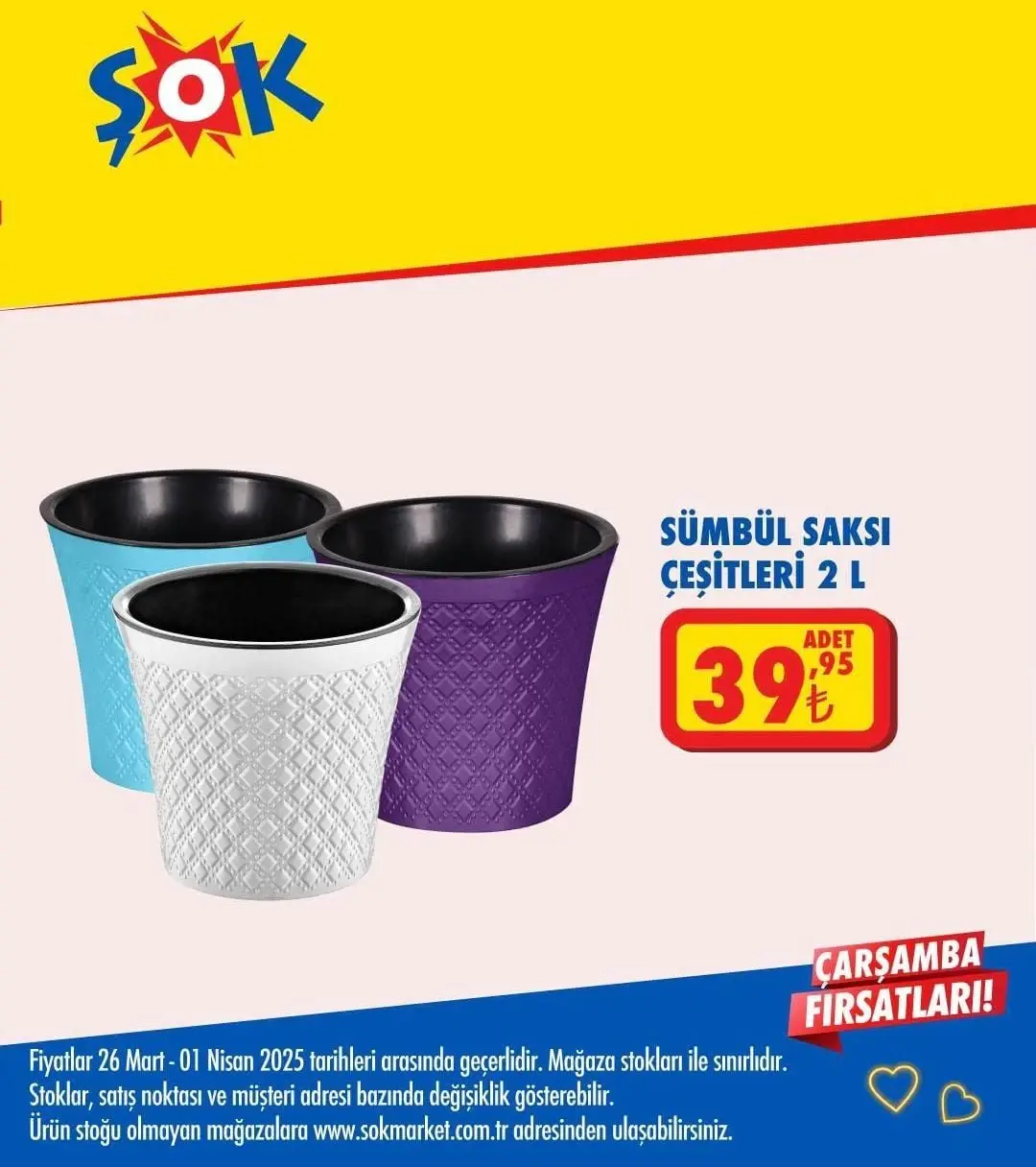 ŞOK 26 Mart kataloğu yayında: Bahar indirimi başladı! ŞOK Market 26 Mart - 1 Nisan kataloğu - 39