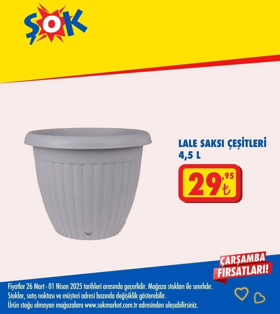 ŞOK 26 Mart kataloğu yayında: Bahar indirimi başladı! ŞOK Market 26 Mart - 1 Nisan kataloğu - 43