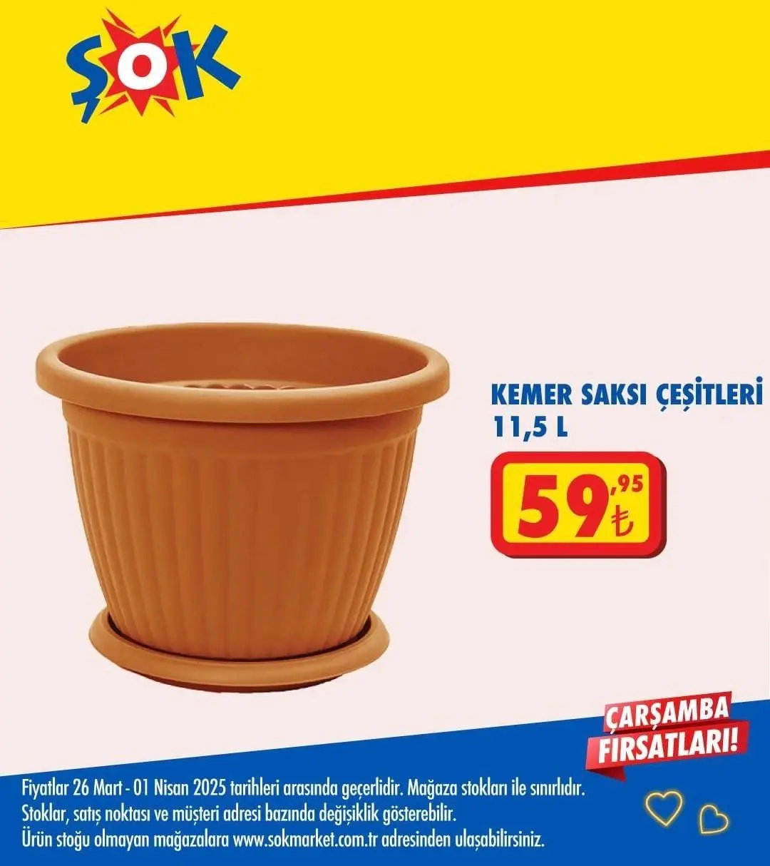 ŞOK 26 Mart kataloğu yayında: Bahar indirimi başladı! ŞOK Market 26 Mart - 1 Nisan kataloğu - 1