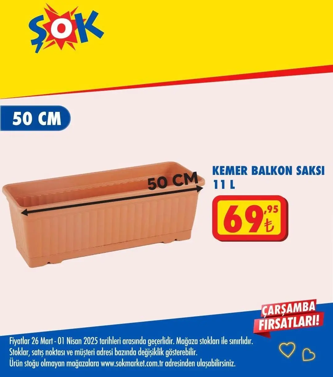 ŞOK 26 Mart kataloğu yayında: Bahar indirimi başladı! ŞOK Market 26 Mart - 1 Nisan kataloğu - 46