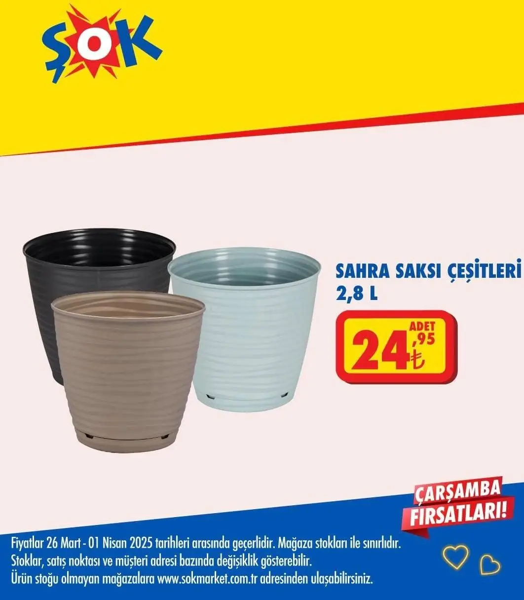 ŞOK 26 Mart kataloğu yayında: Bahar indirimi başladı! ŞOK Market 26 Mart - 1 Nisan kataloğu - 47