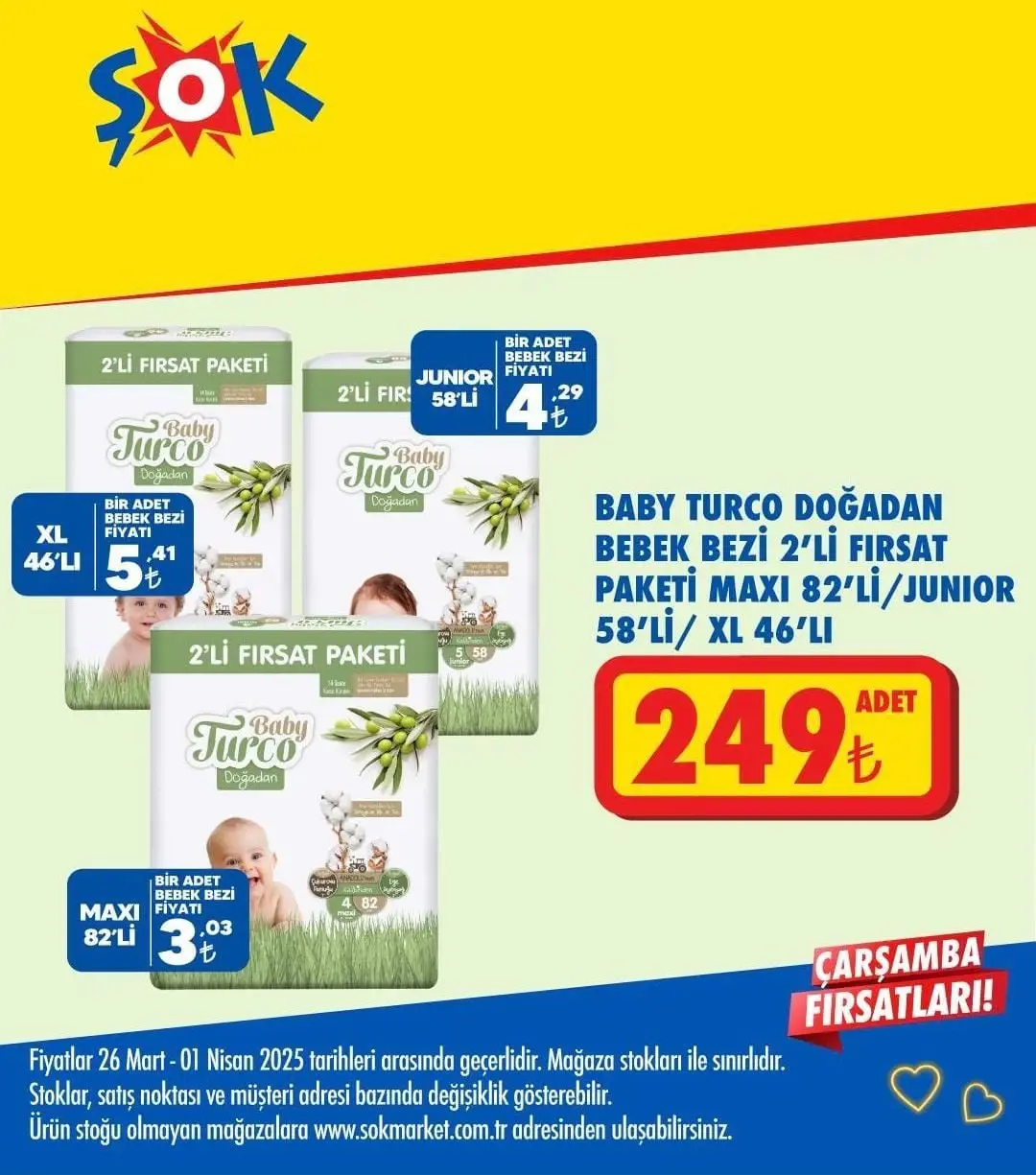 ŞOK 26 Mart kataloğu yayında: Bahar indirimi başladı! ŞOK Market 26 Mart - 1 Nisan kataloğu - 52