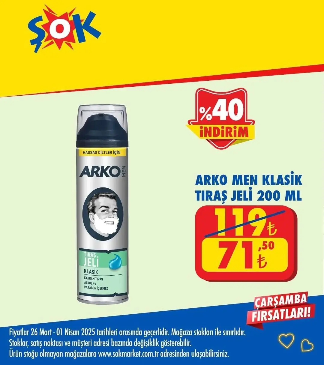 ŞOK 26 Mart kataloğu yayında: Bahar indirimi başladı! ŞOK Market 26 Mart - 1 Nisan kataloğu - 62