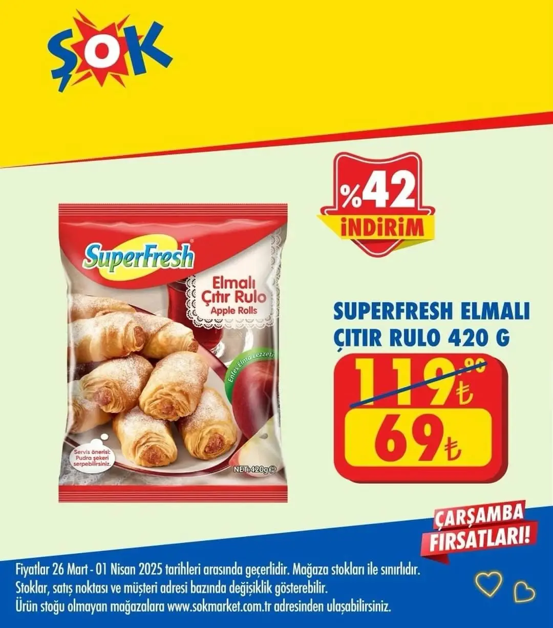 ŞOK 26 Mart kataloğu yayında: Bahar indirimi başladı! ŞOK Market 26 Mart - 1 Nisan kataloğu - 10