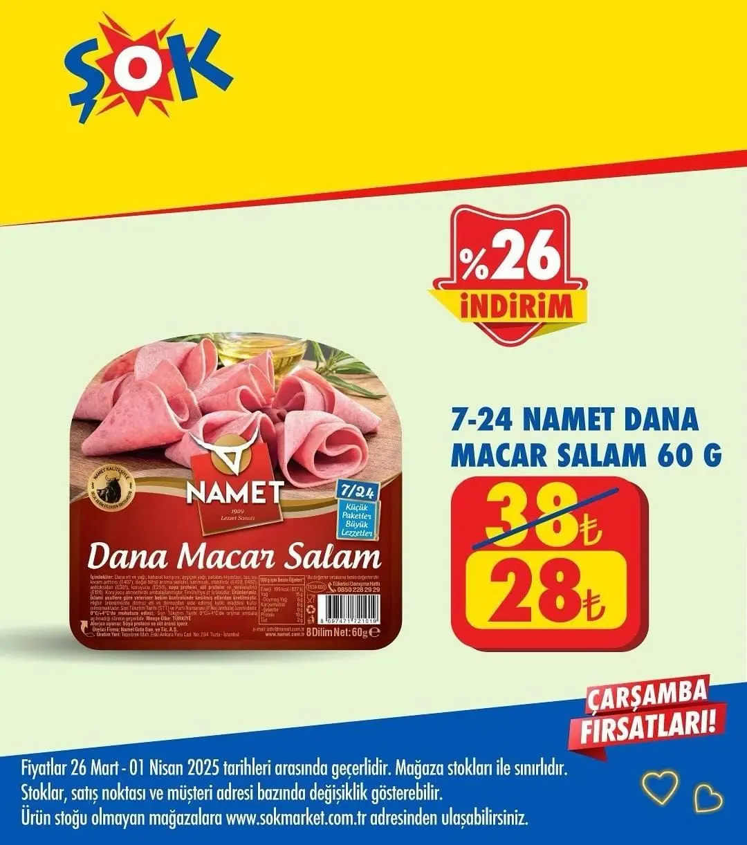 ŞOK 26 Mart kataloğu yayında: Bahar indirimi başladı! ŞOK Market 26 Mart - 1 Nisan kataloğu - 16