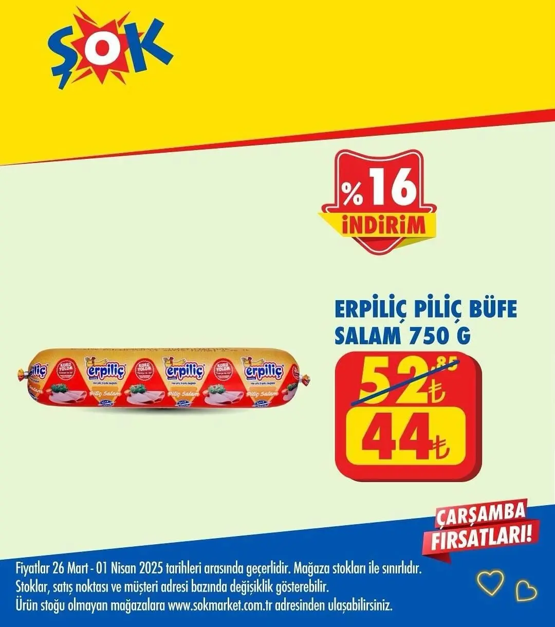 ŞOK 26 Mart kataloğu yayında: Bahar indirimi başladı! ŞOK Market 26 Mart - 1 Nisan kataloğu - 17