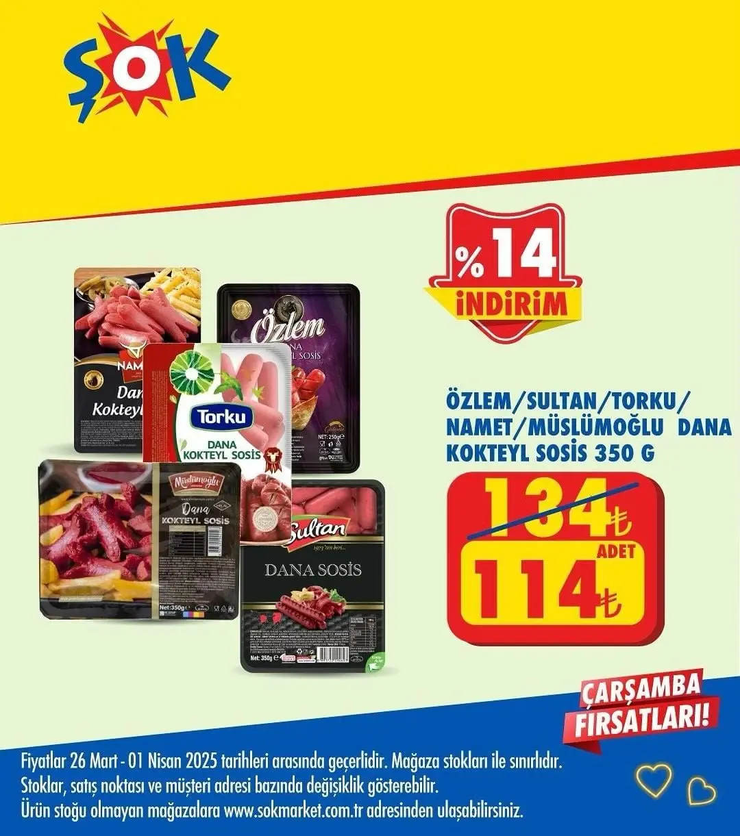 ŞOK 26 Mart kataloğu yayında: Bahar indirimi başladı! ŞOK Market 26 Mart - 1 Nisan kataloğu - 14