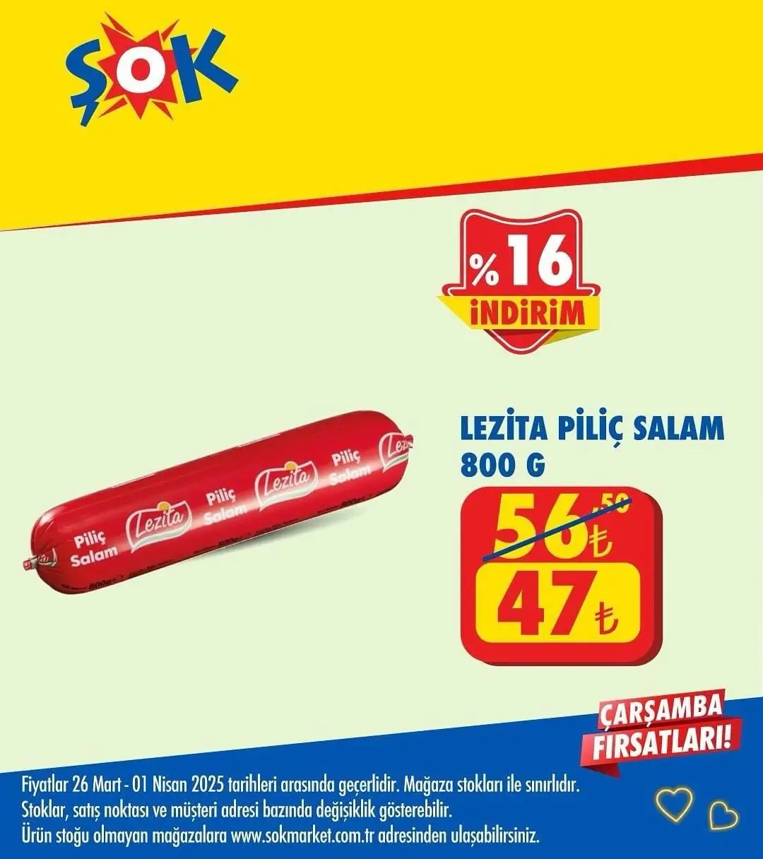 ŞOK 26 Mart kataloğu yayında: Bahar indirimi başladı! ŞOK Market 26 Mart - 1 Nisan kataloğu - 96