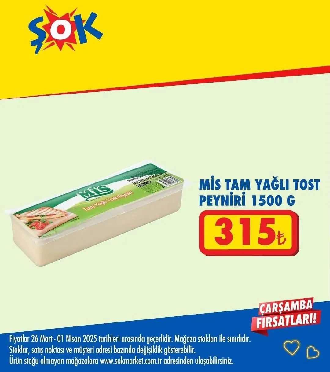 ŞOK 26 Mart kataloğu yayında: Bahar indirimi başladı! ŞOK Market 26 Mart - 1 Nisan kataloğu - 100