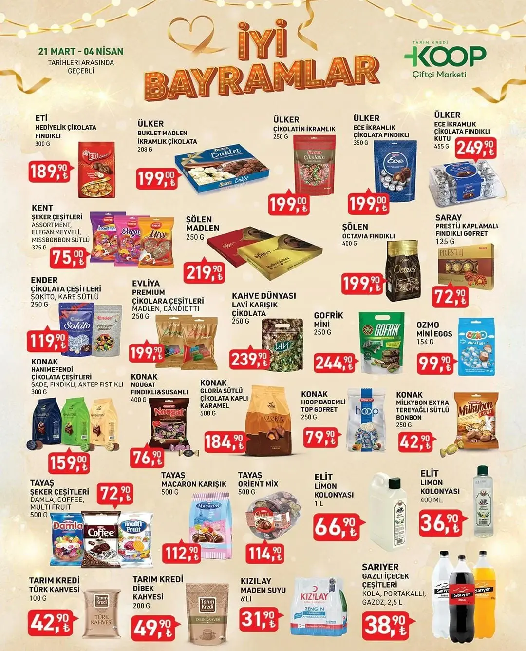 Tarım Kredi Market 25-31 Mart indirim listesi yayınlandı: Hangi ürün ne kadar? - 13