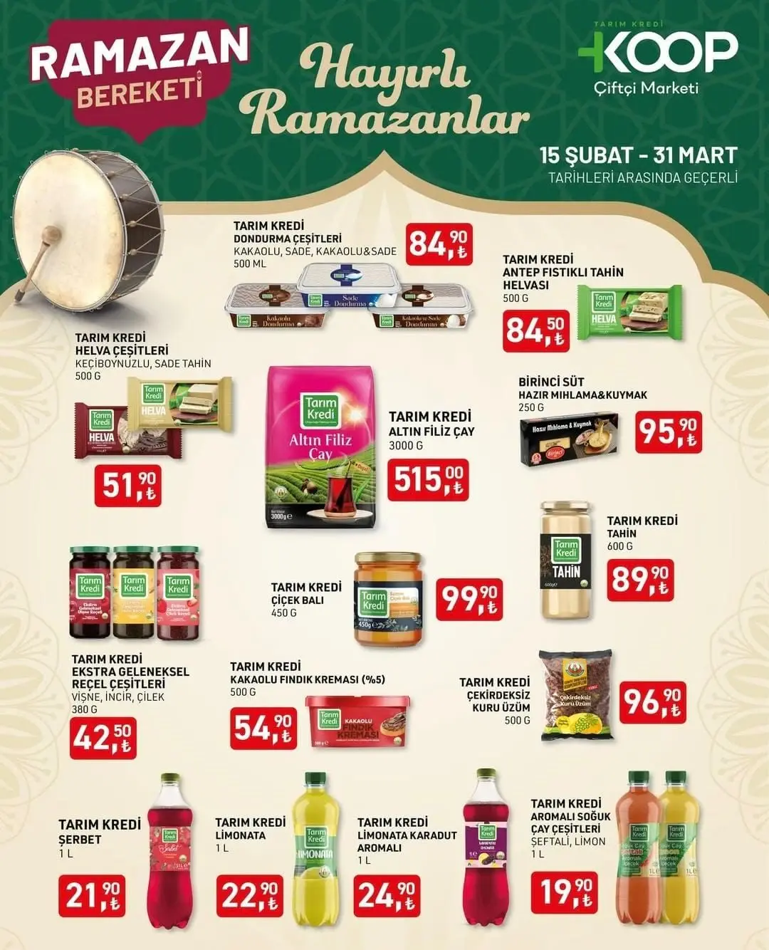 Tarım Kredi Market 25-31 Mart indirim listesi yayınlandı: Hangi ürün ne kadar? - 11
