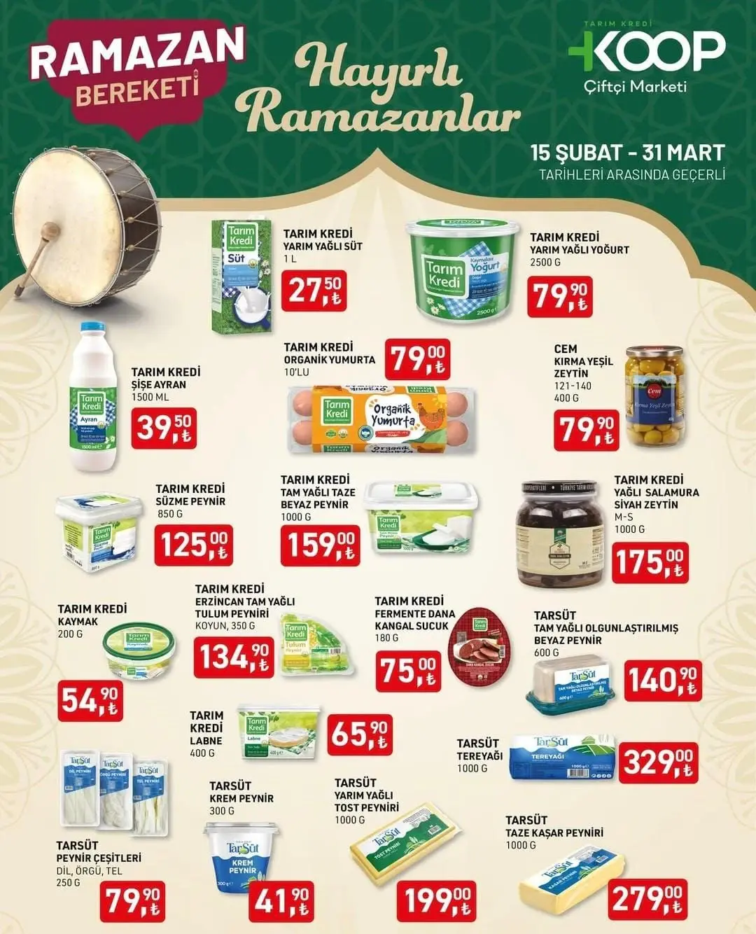 Tarım Kredi Market 25-31 Mart indirim listesi yayınlandı: Hangi ürün ne kadar? - 10