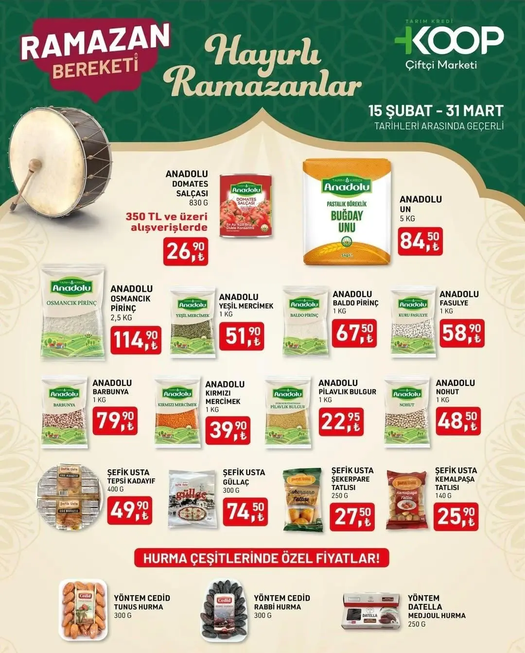 Tarım Kredi Market 25-31 Mart indirim listesi yayınlandı: Hangi ürün ne kadar? - 9