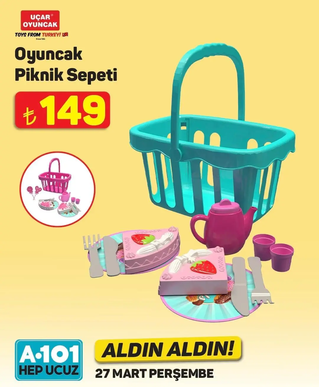 A101'de Bu Hafta Neler Var? 27 Mart - 2 Nisan İndirimli Ürünler Listesi - 94023