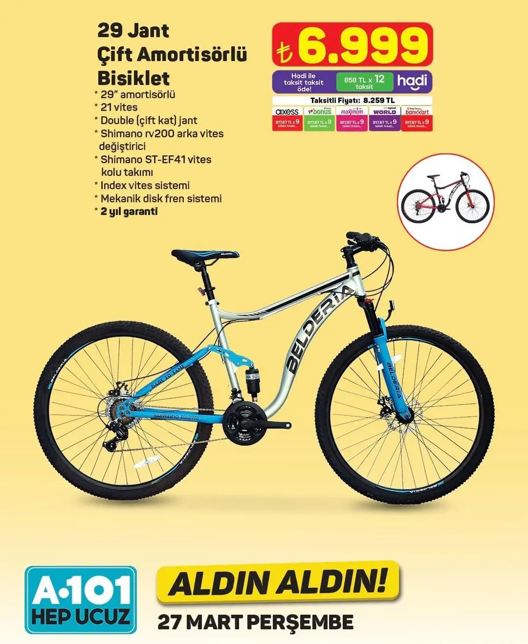 A101'de Bu Hafta Neler Var? 27 Mart - 2 Nisan İndirimli Ürünler Listesi - 94027