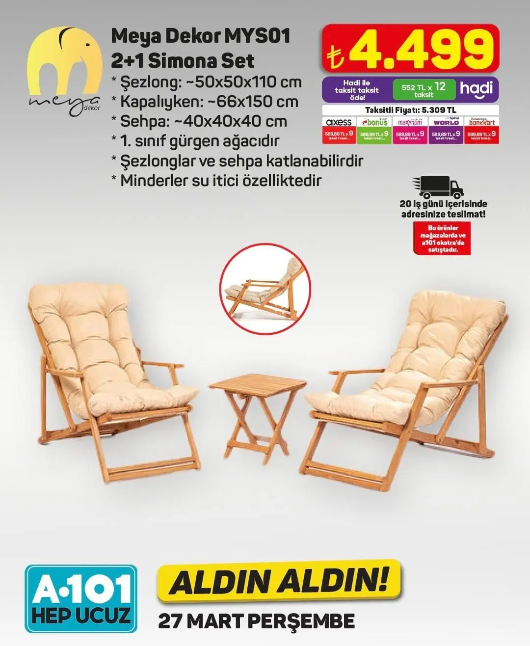 A101'de Bu Hafta Neler Var? 27 Mart - 2 Nisan İndirimli Ürünler Listesi - 94052