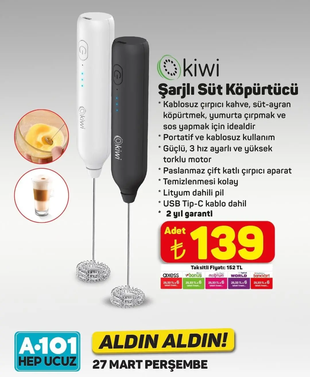 A101'de Bu Hafta Neler Var? 27 Mart - 2 Nisan İndirimli Ürünler Listesi - 2