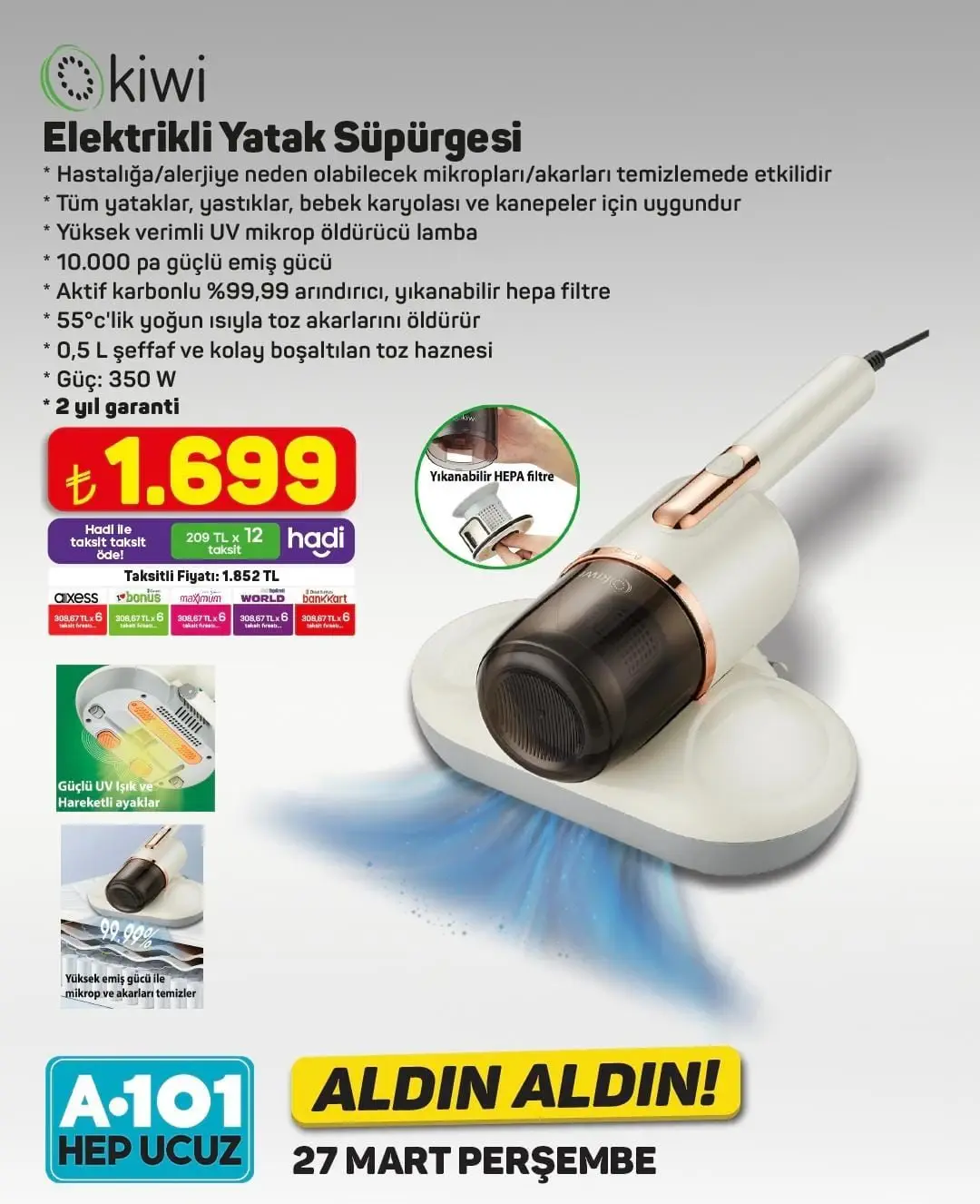 A101'de Bu Hafta Neler Var? 27 Mart - 2 Nisan İndirimli Ürünler Listesi - 3