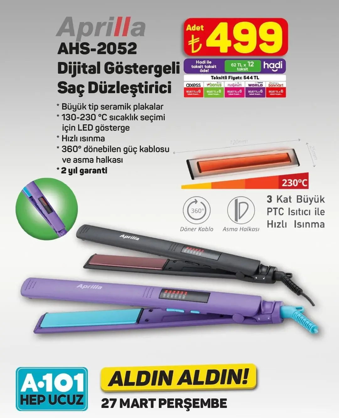 A101'de Bu Hafta Neler Var? 27 Mart - 2 Nisan İndirimli Ürünler Listesi - 94065