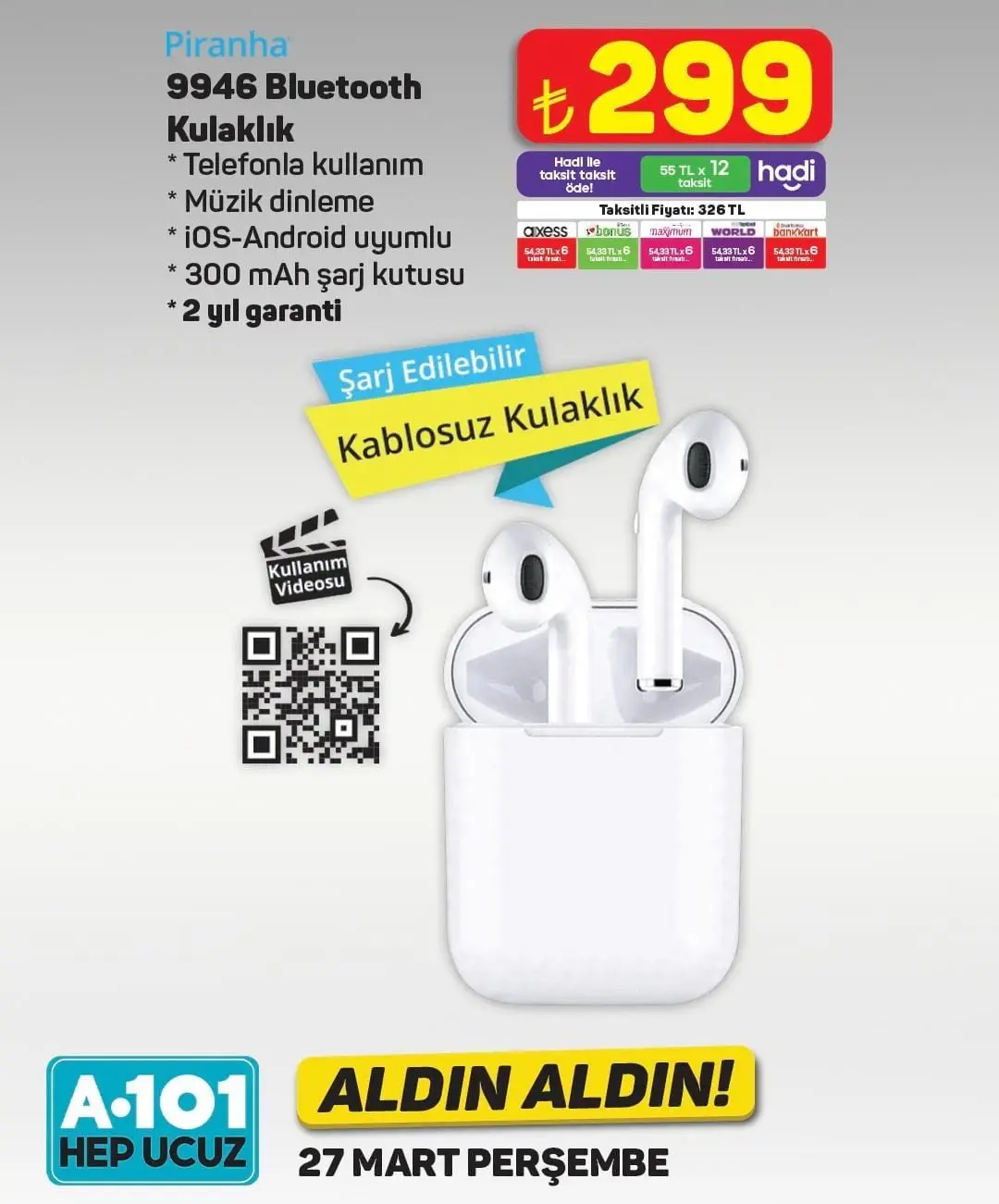 A101'de Bu Hafta Neler Var? 27 Mart - 2 Nisan İndirimli Ürünler Listesi - 94074