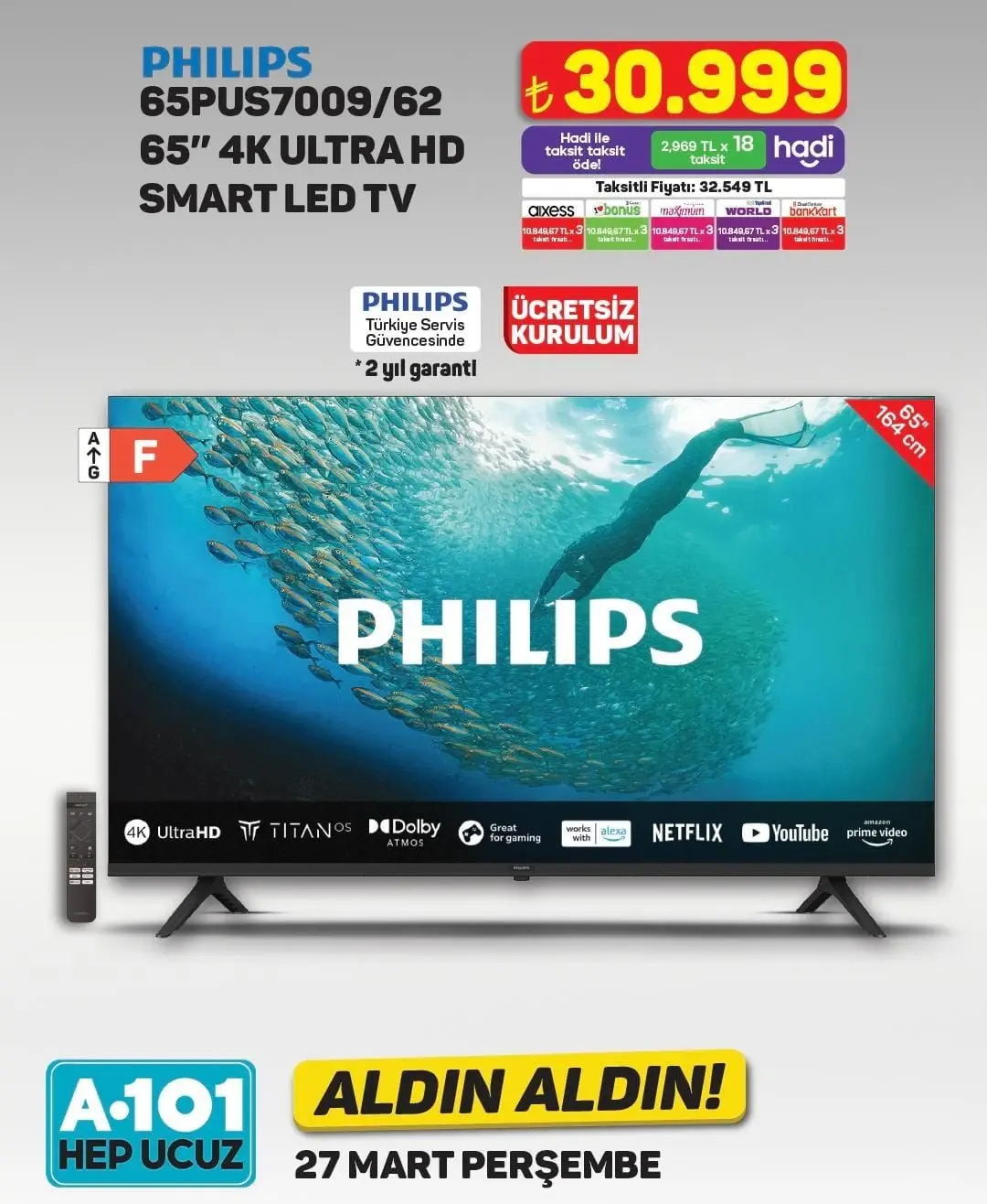 A101'de Bu Hafta Neler Var? 27 Mart - 2 Nisan İndirimli Ürünler Listesi - 94077